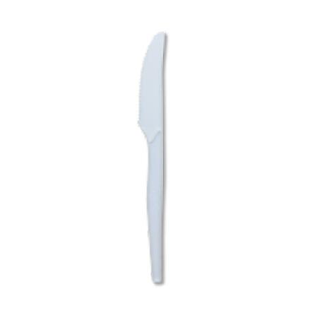 GREENWAVE KNIFE-WHT PE White Compostable Knife Bulk, 1000PK KNIFE-WHT  (PE)